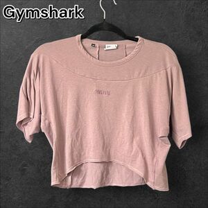 Gymshark Women’s Cropped Short Sleeve Top – Mauve Pink (Size Small)